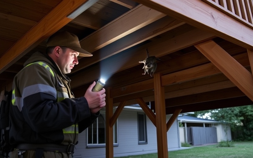 Under Deck Possum Removal in Lalor plaza